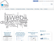 Tablet Screenshot of naujcloud.com
